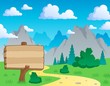 Mountain theme landscape 2