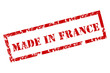 Grunge Made in France Stamp