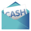 Courrier, email, message, invitation, enveloppe, cash, argent