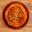 cutted half pumpkin roasted pumpkin cutted half pumpkin roasted pumpkin