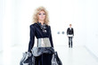 Black haute couture retro futurist couple
