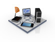 Network concept. Network concept.