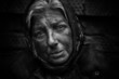 Homeless woman