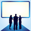 People before the screen