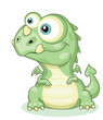 Cute cartoon dragon