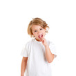 children kid with tooth ache and finger in pain teeth children kid with tooth ache and finger in pain teeth
