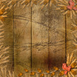Grunge frame in scrapbooking style with bunch of rose Grunge frame in scrapbooking style with bunch of rose