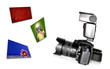 Digital SLR Camera with Flash