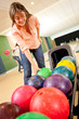 Woman bowling