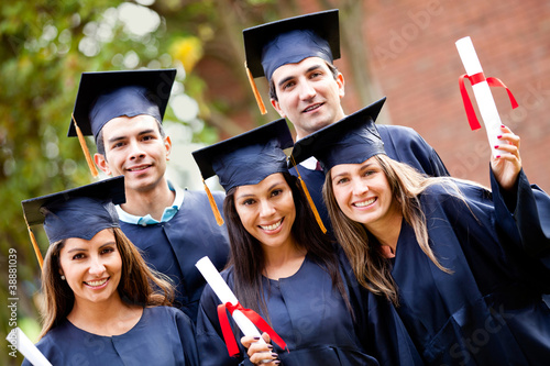 Photo: Group of graduate students Group of graduate students