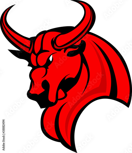 Vector: Mascot Bull Vector Graphic Illustration Mascot Bull Vector Graphic Illustration