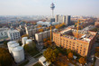 Aerial view of streets of Vienna, Austria Aerial view of streets of Vienna, Austria
