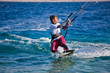 Kite surfing on the Red Sea