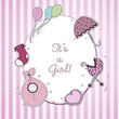 baby arrival card