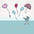 baby arrival card