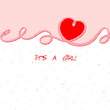 baby arrival card