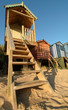 Beach hut - wide angle