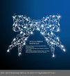 eps Vector image: metal plant Ivy RIBBON style 1