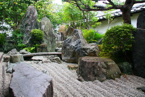 Photo: Jardin zen de temple Daitoku-ji à Kyoto Jardin zen de temple Daitoku-ji à Kyoto
