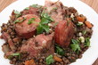 Lentilles cuisinées à la saucisse de Morteau Lentilles cuisinées à la saucisse de Morteau