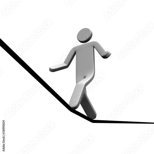 Illustration: PersonWalkOnRope_image PersonWalkOnRope_image