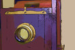 Illustration: old camera old camera