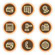 Finance web icons set 2, vintage buttons Finance web icons set 2, vintage buttons