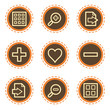 Image viewer web icons set 1, vintage buttons Image viewer web icons set 1, vintage buttons