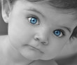 Young Baby Portrait Closeup