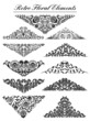 Vintage floral elements Vintage floral elements