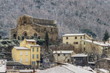 Village de provence sous la neige en hiver Village de provence sous la neige en hiver