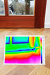 thermography showing leakages in the door seal