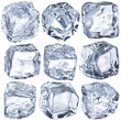 Cubes of ice