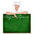 Chef menu sign