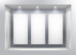 Shop window. Vector illustration.