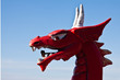 red dragon head