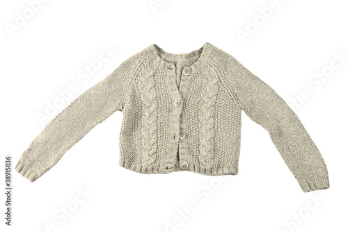 Photo: wool sweater isolated on white background wool sweater isolated on white background