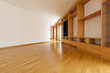 beautiful apartment, interior, wall cabinet in empty room beautiful apartment, interior, wall cabinet in empty room
