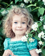 Beautiful child with flower