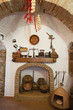 Old fireplace in the kitchen of a cave home Old fireplace in the kitchen of a cave home
