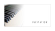 Illustration: Invitation, carte, carton, marketing, promotion, piano, musique Invitation, carte, carton, marketing, promotion, piano, musique