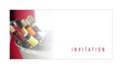 Invitation, carte, carton, marketing, promotion, vin, boisson