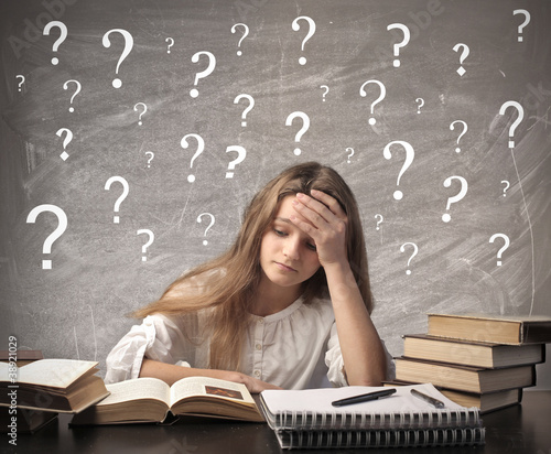 Photo: Difficult homework Difficult homework