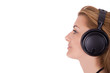 girl with headphones girl with headphones