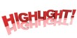 3D Buchstaben - HIGHLIGHT