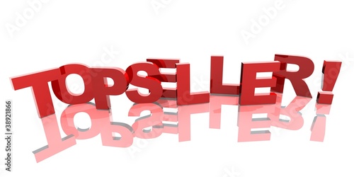 Illustration: 3D Buchstaben - TOPSELLER 3D Buchstaben - TOPSELLER