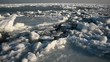 Video: Frozen Black Sea with Moving Ice Frozen Black Sea with Moving Ice