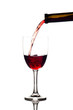 pouring red wine