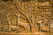 Ancient Khmer deer carving
