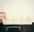 minimal modern interior couch